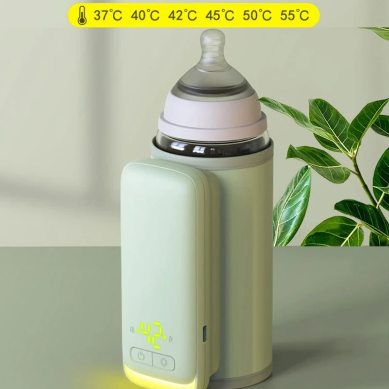 

448F USB Chargings Heating Bottle Warm Water Milk Heater Warmer Bag Insulation Cover