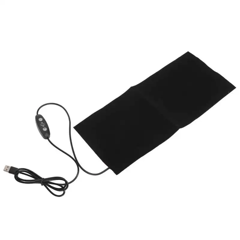 USB Heating Pad 9W 5V 2A Adjustable 5 Gears Vibration Massaging Washable Foldable Electric Cloth Heater Foldable Heater Pad
