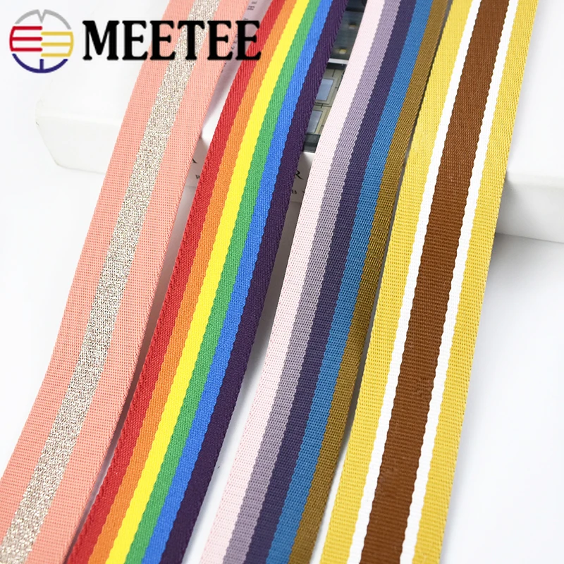 2m 38mm Stripe Canvas Ribbon Polyester Cotton Webbing Strap For Binding  Belts Tape Bag Backpack Diy Sewing Biasband Accessories - Webbing -  AliExpress