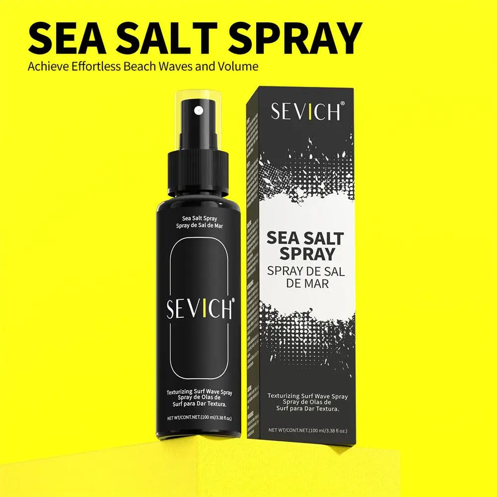 Sea Salt Hair Styling Spray Improving Thickening Strong Holding Non Greasy Fluffy Volumizing Reducing Sticky Hair Nourishing Oil