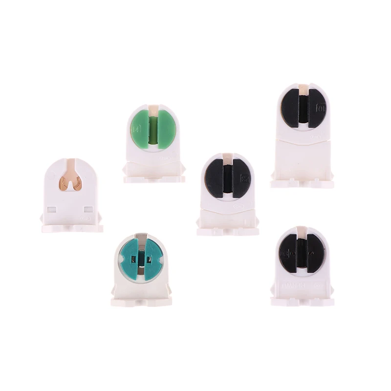 10Pcs Home T5 Light Holder G5 Base Non-Shunted Heat-Resistant Lamp Socket AC500V 2A For LED Fluorescent Light Tube Holder