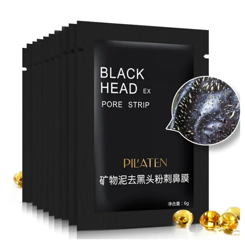 Nose Mask Blackhead Remover Acne Beauty Deep Cleansing 100 bags PILATEN