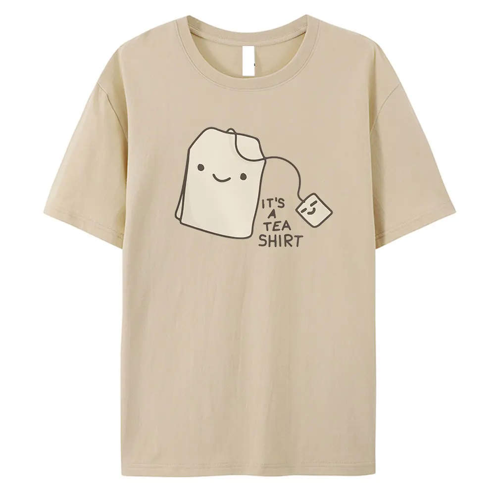 

Men's Cotton Tea Shirt Graphic Print T-shirt Tees Casual Loose Round Neck Street Style Tops for Men and Women