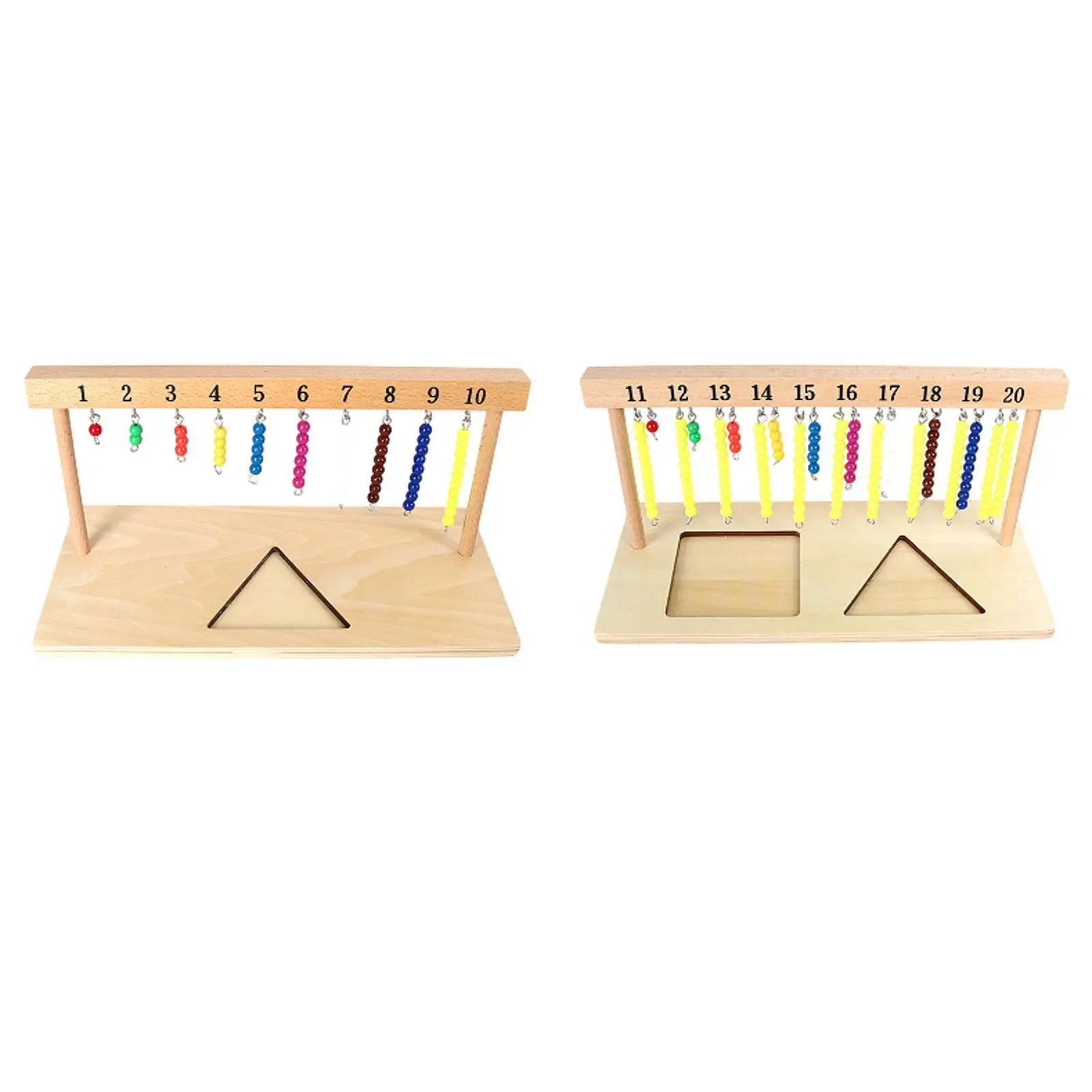 Colorful Beaded Stair Hanger Preschool Learning with Beads Colorful Beaded Hanger for Boys And Girls