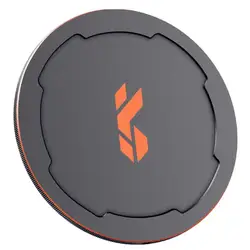 K&F CONCEPT Universal Magnetic Metal Lens Caps 2 - in - 1 Attachment - 52mm (Black)