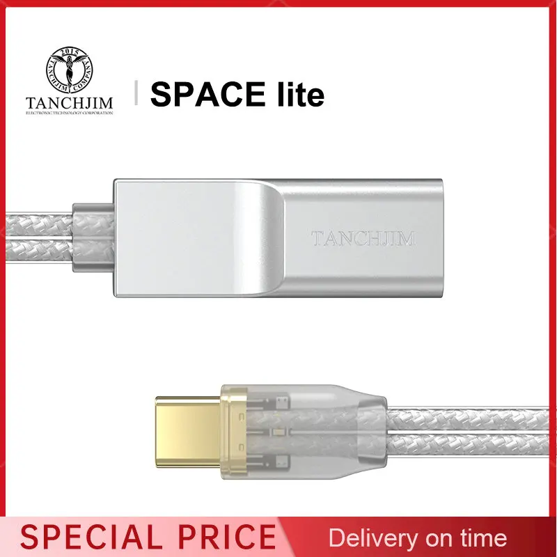 

TANCHJIM SPACE Lite Portable Mini DAC AMP Dongle TYPE-C to 3.5 Headphone Amplifier with CS43131 chip DSD256 PCM768