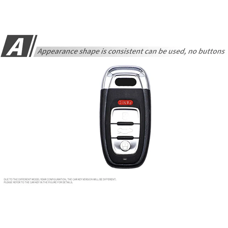 Custodia per chiave auto in ABS in fibra di carbonio per Audi A1 A3 A6l A4L A8l A5 Q5 Q7 portachiavi Remote Smart - Se90b02cf0c454b19928cbc0bfb3becc7j