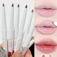 Matte Lipstick Pen Nude Brown Matte Lipstick Pencil Waterproof Lasting Red Contour Tint Lip Liner Pen Korean Makeup Cosmetics 2