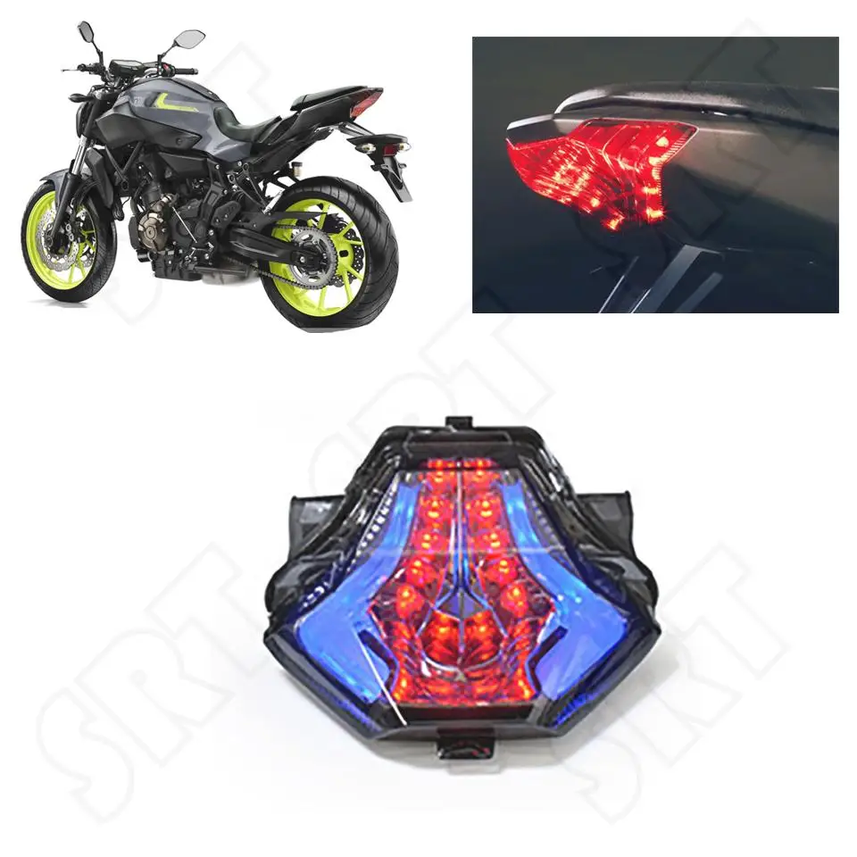 

Fit for YAMAHA MT 07 MT07 MT-07 FZ-07 ABS 2014 2015 2016 2017 Motorcycle Taillight Rear Brake Turn Signal Integrated Tail Lights