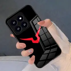 Funda de teléfono de vidrio de lujo inspirada en anime