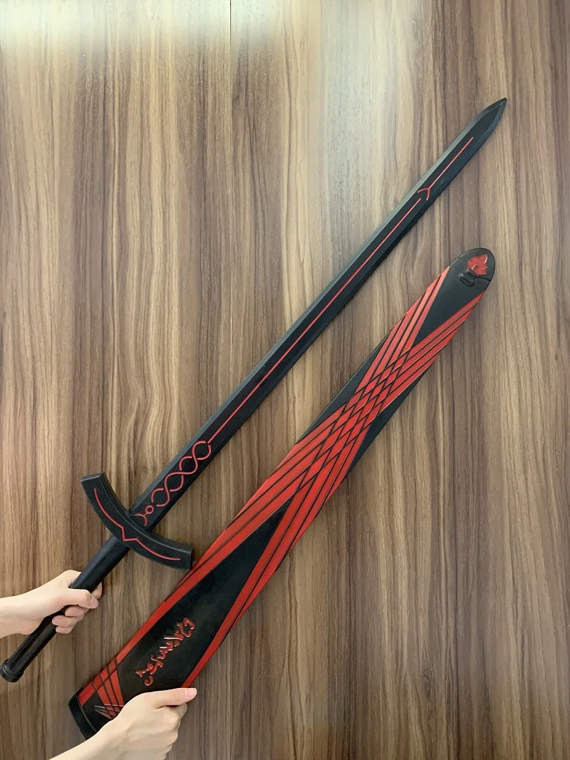 cosplay sword cosplay prop cosplay toy Fate Stay Night sword sets black holy sword saber 1:1 cosplay prop model
