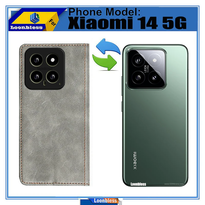 Sleek Flip Cell Phone Case for Xiaomi Series - Premium Protection Cover
