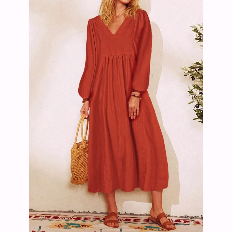 Ruffled Hawaii Flow Cut-out Beach Dress Sexy Summer Women Beach Wear Swim Suit Cover Up Long Tunic