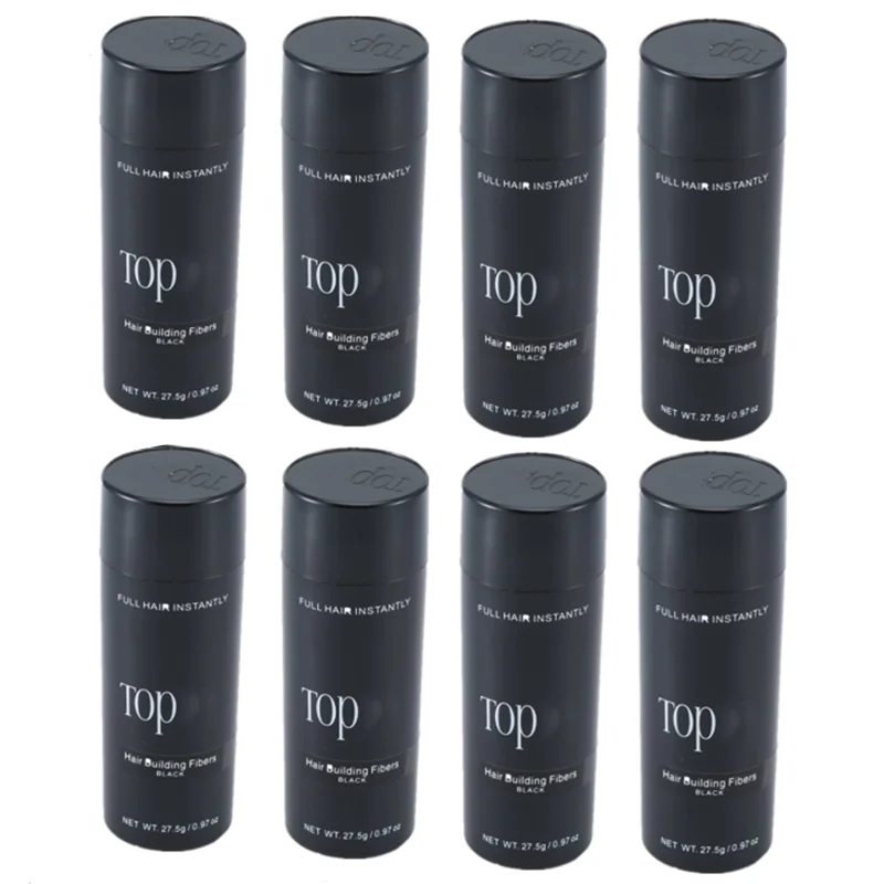 9 Color Hair Fibers Keratin Thickening Spray Hair Building Fiber Poudre 27.5g Instant Regrowth Powders Loss Conceale hair building powder hair building fibers