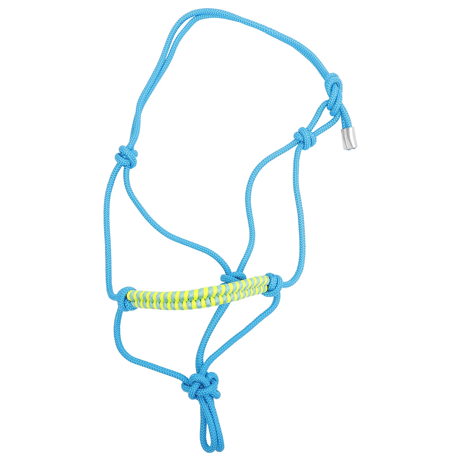 Horse Head Collar Riding Collar Portable Halter Fully Halter Training Halter Braided Rope Halter Bridle Headstall Horse Supply 6
