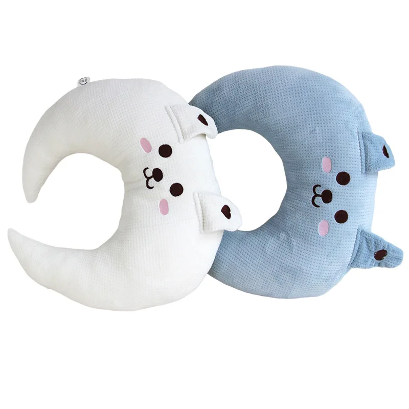 New Baby Sleeping Throw Pillow Kids Cute Tummy Pillow Newborn Cushion Boy Girl Soft Cotton Pillow 5