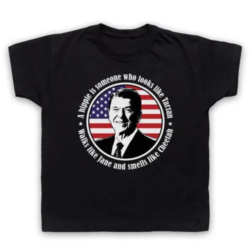 

RONALD REAGAN A HIPPIE выглядит как цитата Джейн женская футболка