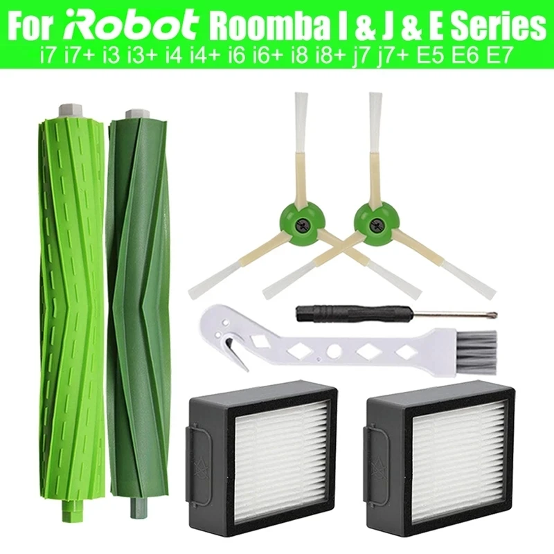 

Сменные детали для робота-пылесоса Irobot Roomba I7 I4 I6 I8 J7 E5 E6 E7, основная боковая щетка, HEPA фильтр