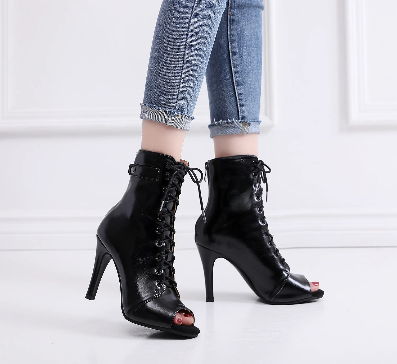 Women's 2020 Brand Party Boots Women's Sexy stilettos High Heels Footwear Women Latin dance heels shoes Latin 2020 For Ballroom