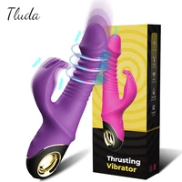 2022 Kaninchen Stoßen Vibrator Automatische Teleskop G-punkt Klitoris Stimulator Weibliche Masturbation Sex Spielzeug Für Frauen Erwachsene 1