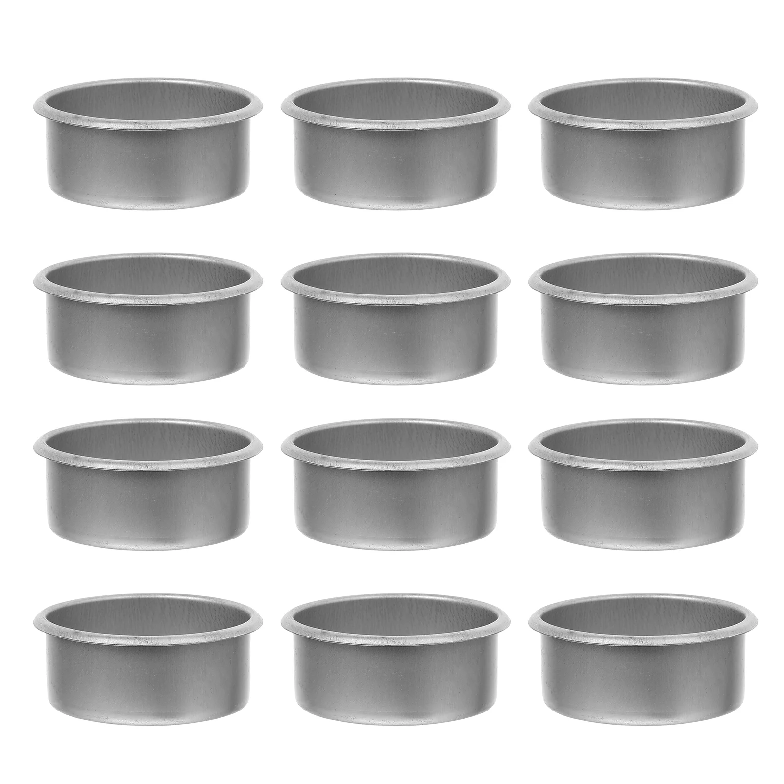 Candle Holders 20 Pcs Wax Cups Taper Iron Tealight Cup Metal Tea Light Case Desktop Tealight Holder Retro Home Decor