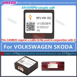 High - Tech 2 Din Car Decoder with XP Canbus Box (For VOLKSWAGEN SKODA)