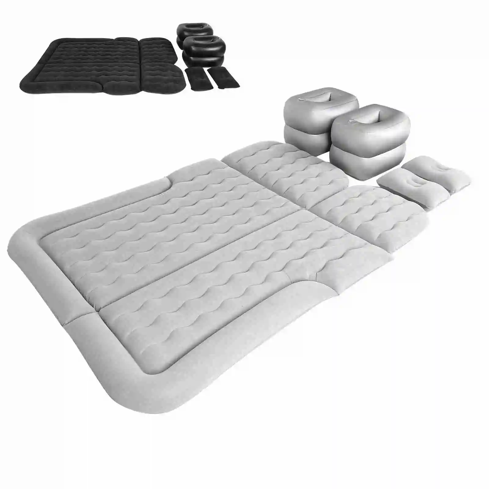 SUV Air Mattress Inflatable Travel Bed Car Air Mattress Vehicle Inflatable Thickened Travel Bed Sleeping Pad Camping Accessory 6