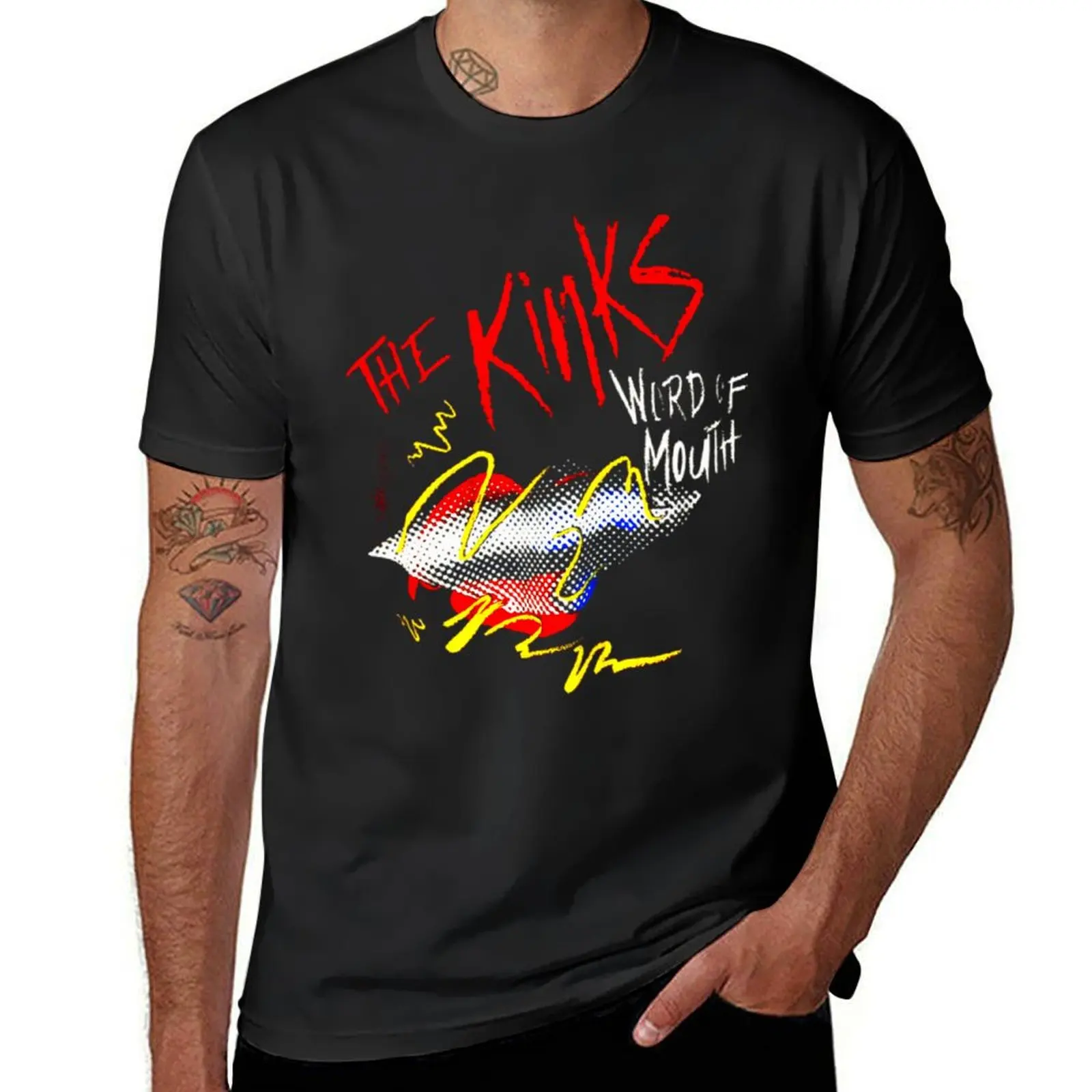 

Футболка для мальчиков Rock The Kinks Band основные члены, аниме одежда, мужская футболка