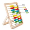 Classic Wooden Educational Counting Toy 100 Beads Preschool Math Learning Toys Montessori Number Arithmetic Abacus Toddler Gift 4
