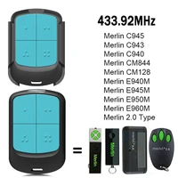 For MERLIN E940M E945M E950M E960M C940 C943 C945 CM128 CM844 Remote Control Garage Door Opener 433.92MHz Rolling Code 1