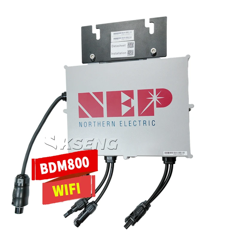 Ready Stock Smart Grid Tie 800 Watt Nep Bdm 800 Micro Inverter Solare Wifi Comunicazione Microinverter 800 W