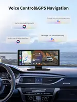 Srnubi 10.26/11.26" Caméra de tableau de bord Android Auto Carplay 4K avec enregistreur vidéo de conduite et navigation GPS 5