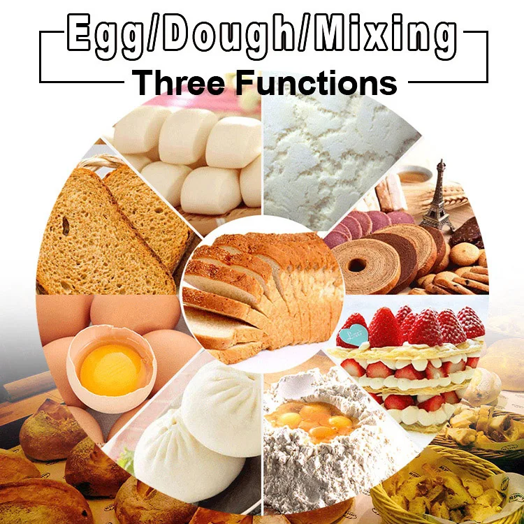 Food Mixer Industrial Electric Mixer Egg Food Blander Dough Food Mixers 3