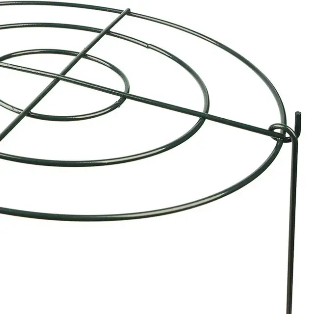 Virág Tartógyűrű Hasznos Szilárd Fém Bazsarózsavartótámogatás A Kerthez - Image 5