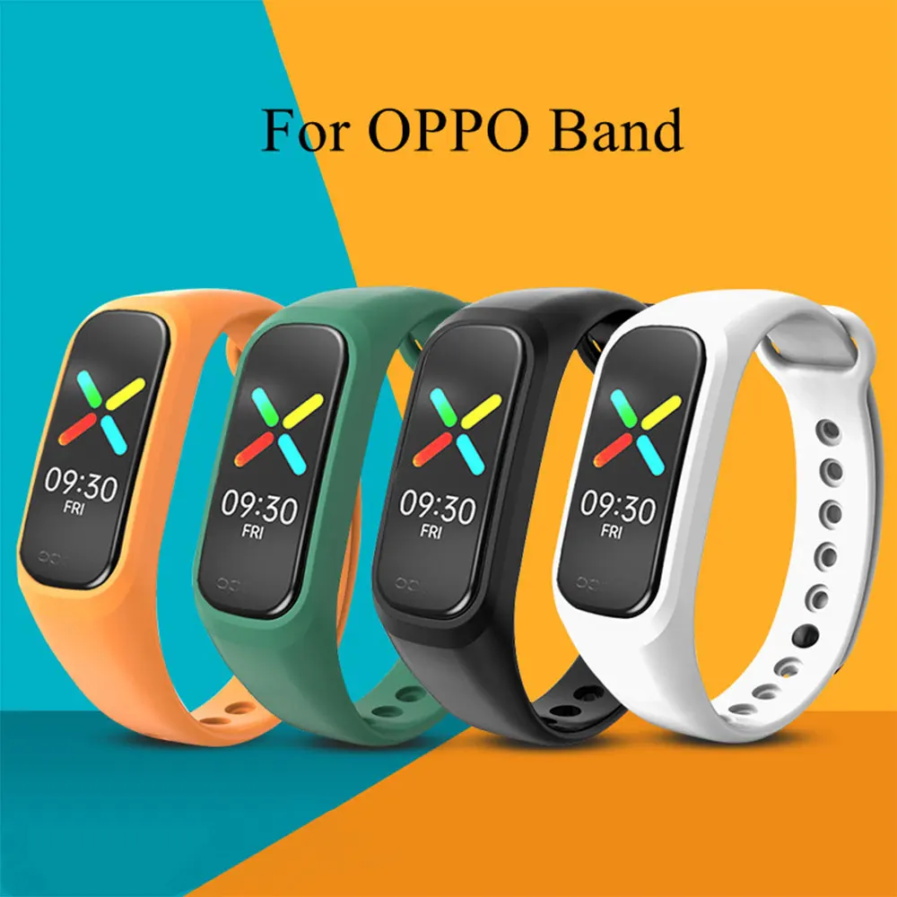 

Ремешок для часов, официальный ремешок для Oppo, силиконовый сменный Браслет, аксессуары для смарт-часов, ремешок на запястье