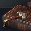 God of War Weapon Kratos Mjölnir The Hammer of Thor Sword Model Keychain 13cm Metal Material Game Periphery Gifts Toys for Boys 2