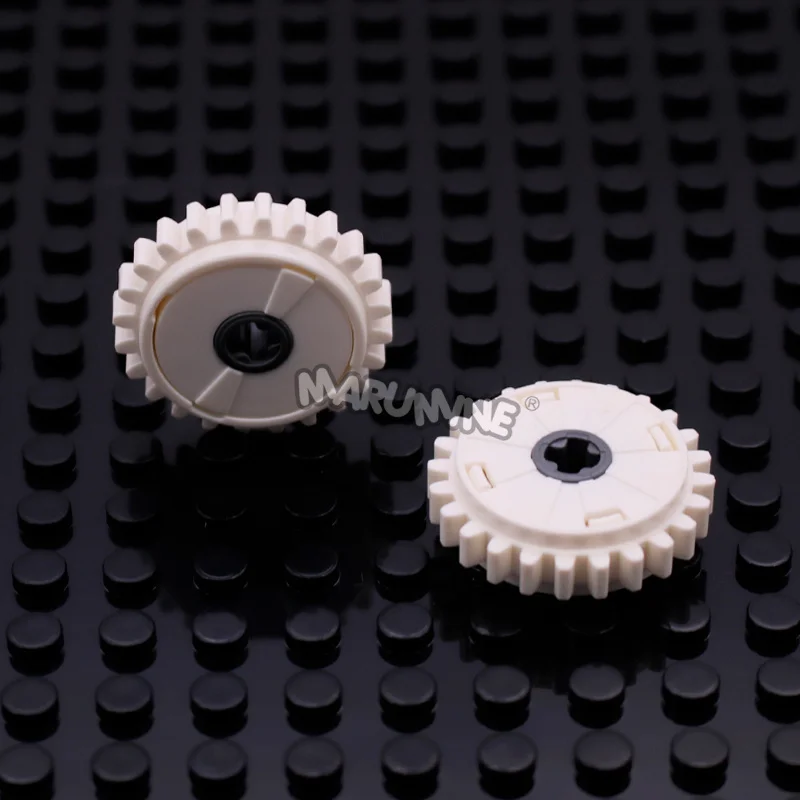 Marumine Building Block Technology Parts Machinery Automobile Gear Worm Brick MOC 76019 6588 4716 Assembly Accessories Gift Toy