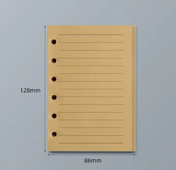 45 Sheets A5 A6 A7 Loose Leaf Notebook Refill Spiral Binder Inner Page Line Blank craft  Grid Inside Paper Stationery - Image 30