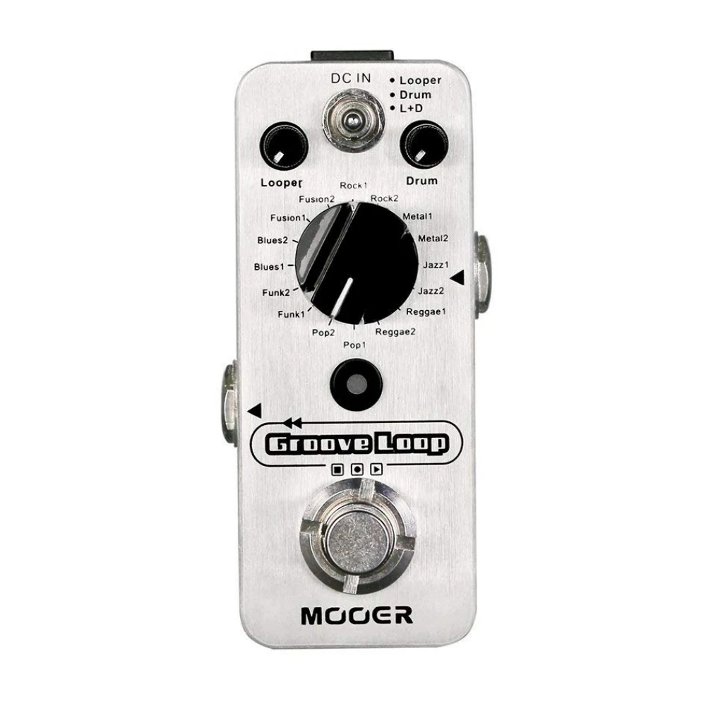 

Mooer MLP2 Groove Loop Guitar Pedal Drum Machine Looper Pedal 3 Modes Max 20min Recording Time Tap Tempo Guitar Effect Processor