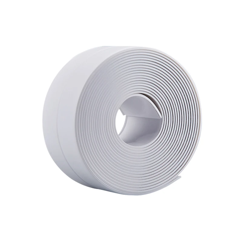 Waterproof Sealing Tape 1Roll PVC Material Kitchen Bathroom Wall Sealing