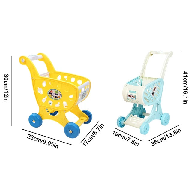 Children's Shopping Trolley Garden Decor Tool Funny Portable Brain Toys 2