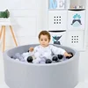 European Style Thick Sponge Ball Pit, Indoor Playpen for Kids, Ocean Wave Ball Pool with Balls, Child's Game Play Area 1
