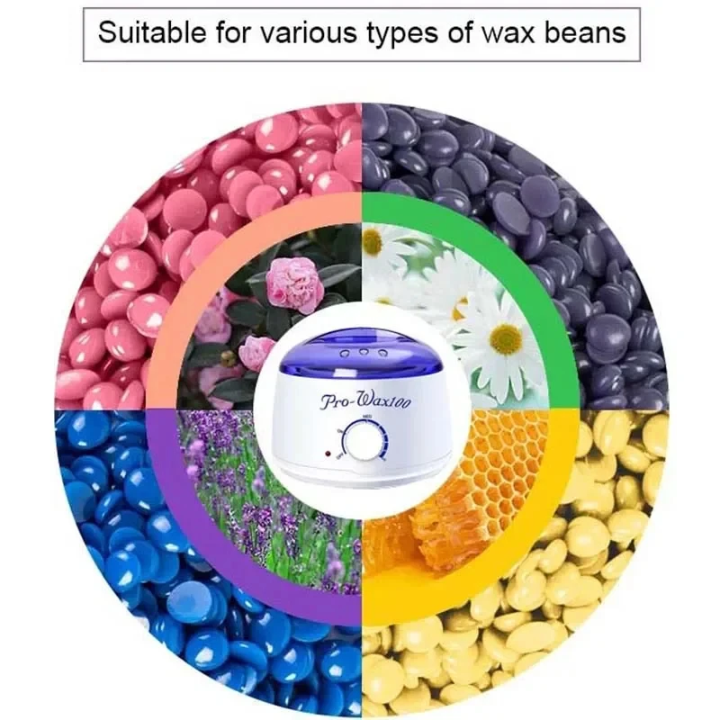 Hair Removal Wax Machine Wax Heater Depilatory Epilator Wax-melt Waxing Kit Paraffin Heater Wax Beans Bead Heating Machine