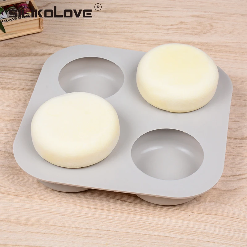 SILIKELOVE 4 Cavity Oval Soap Mold Silicone Molds for Soap Making 3D  Handmade Soap Forms Soap Silicon Molds - Price history & Review, AliExpress Seller - SILIKOLOVE Official Store