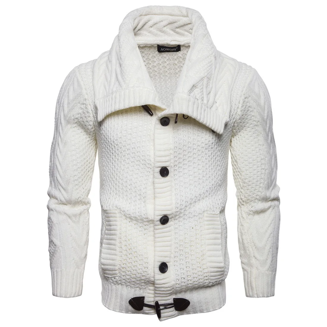 

New Fashion Thick Sweaters Cardigan Coat Men Slim Fit Jumpers Knit Warm Winter Business Style Men Clothes