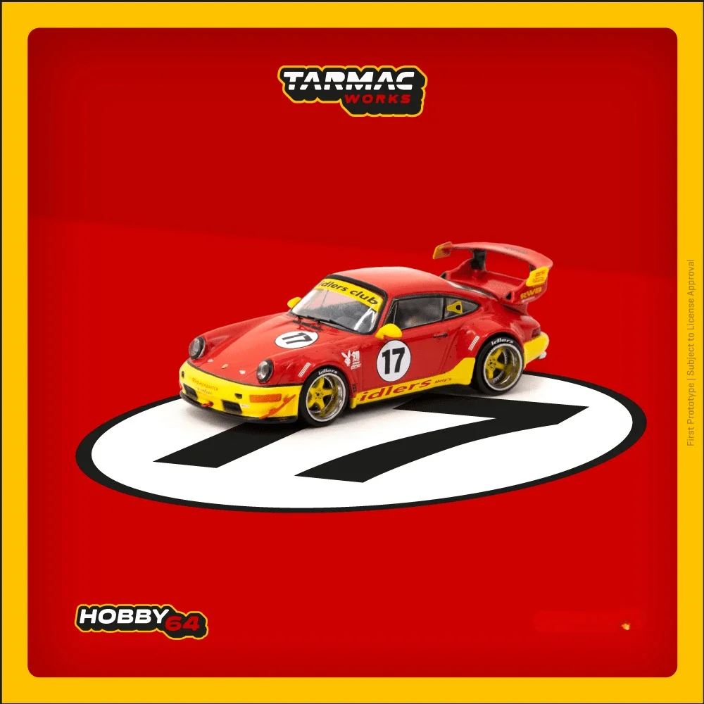 

Tarmac Works 1:64 RWB idlers Red#17 Diecast Model Car