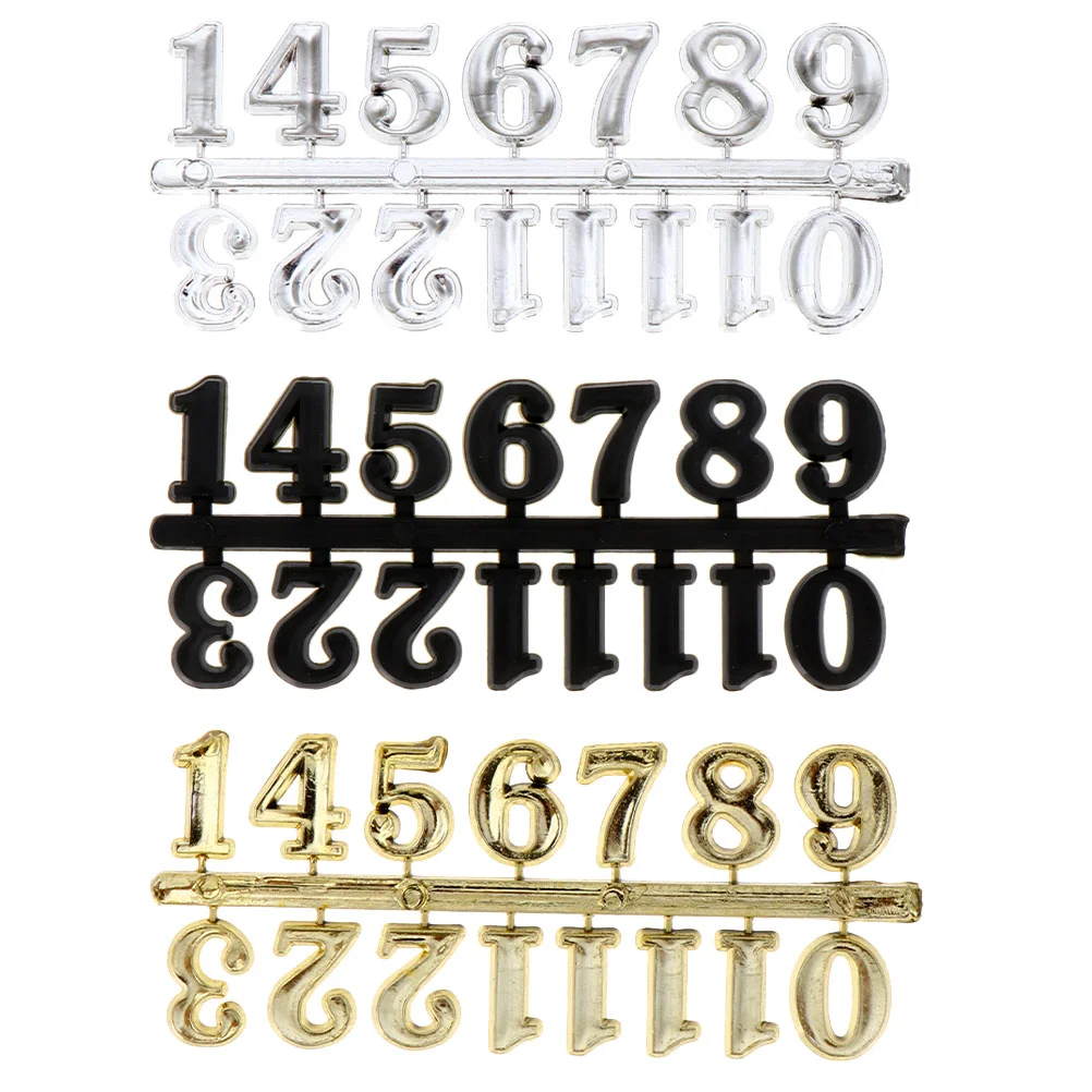 

Clock Numbers Digital Number Diy Kit Replacement Wall Arabic Accessories