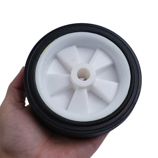 Babominimer Lot De 2 Roulettes De Compresseur D'air De 10,2 Cm – Pièces De Rechange Pour Pompes à Air Et Machines à Huile – Roues En Caoutchouc Antidérapantes Et Résistantes Aux Chocs