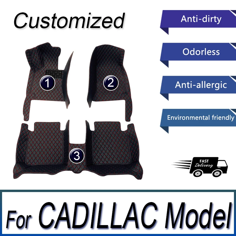 Tappetini Auto Per Cadillac Ats Ct6 Deville Xts Escallade Srx Xt5 Accessori Auto