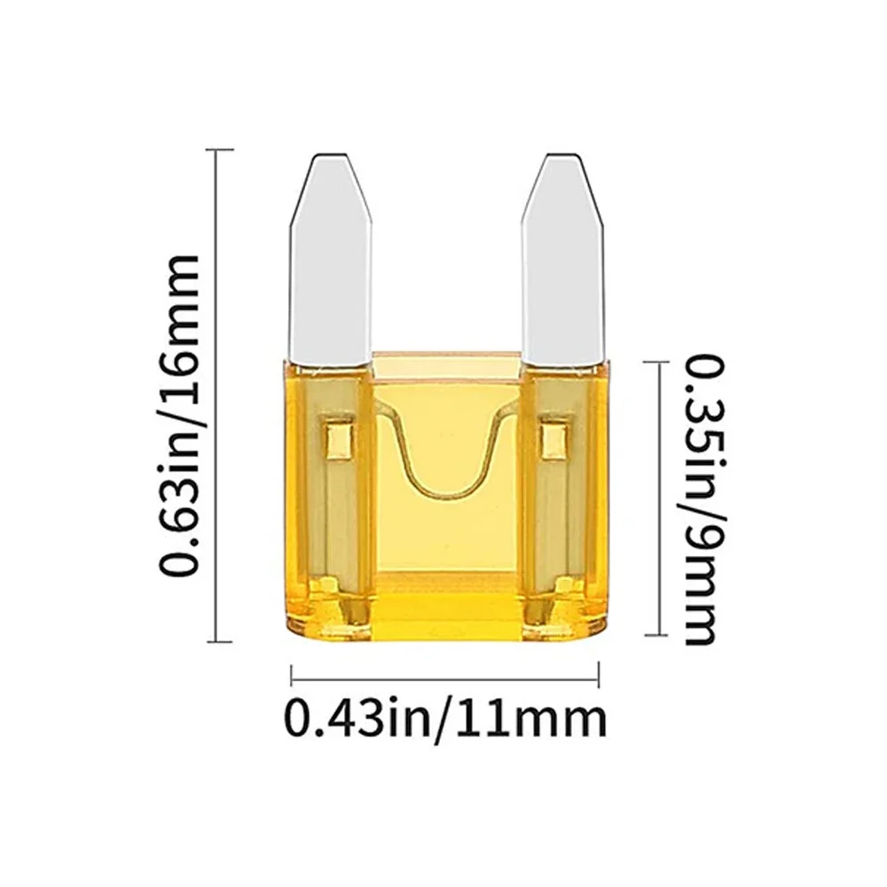 120/100pcs Car Fuse Small Size Mini Medium Standard Blade Assortment Set Auto Truck 5A 10A 15A 20A 25A 30A AMP Fuse Plastic Box car fuses kit,circuit adapters and fuse set